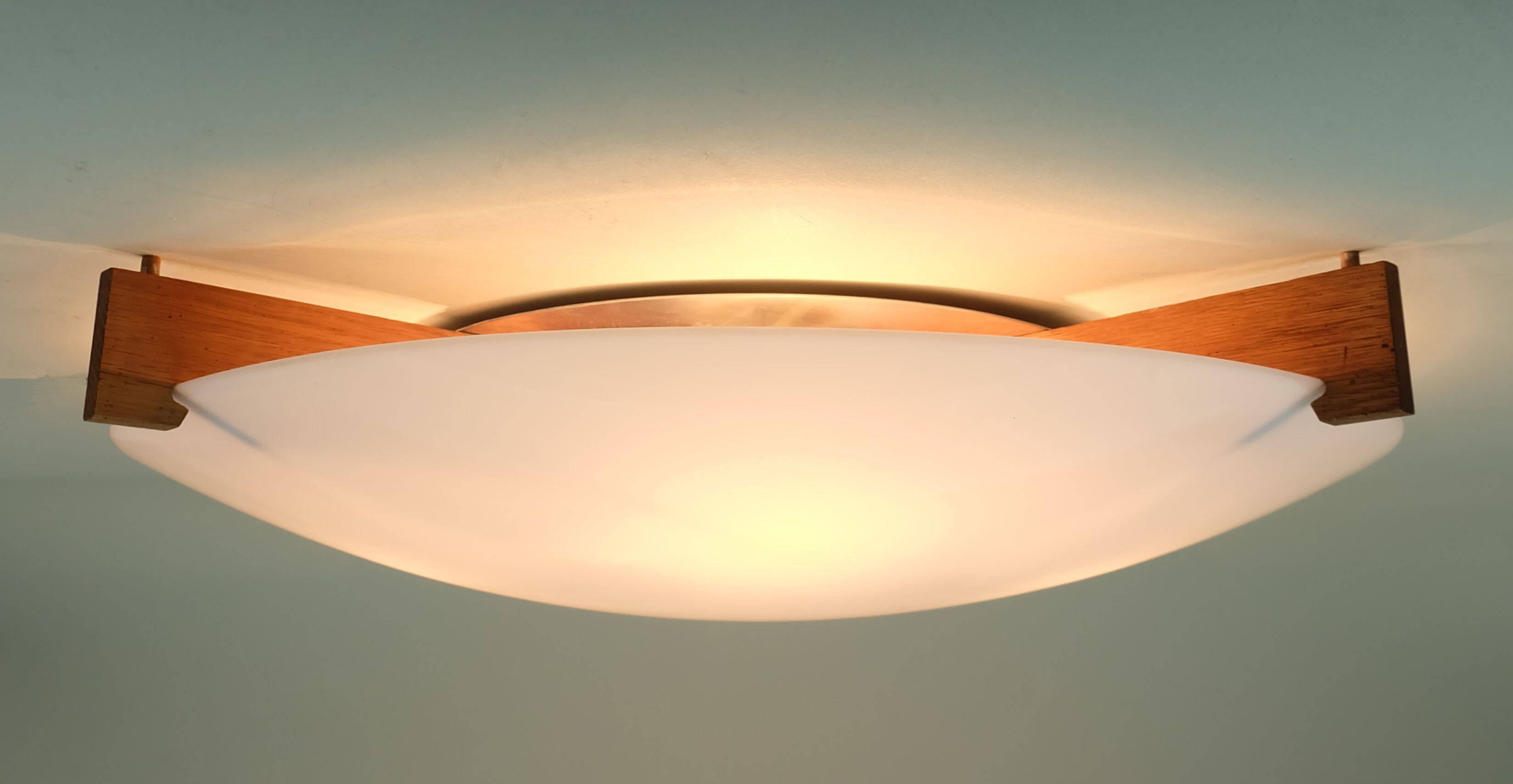 mid century modern luxus vittsjö ceiling light,  Uno & Östen Kristiansson,