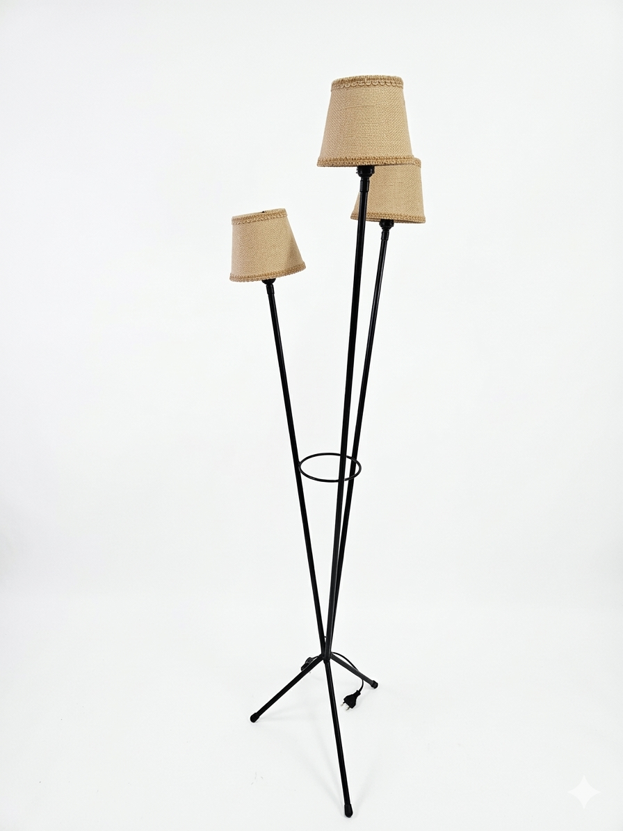 1960s tripod floor lamp
