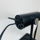 Vintage black metal clamp spotlight