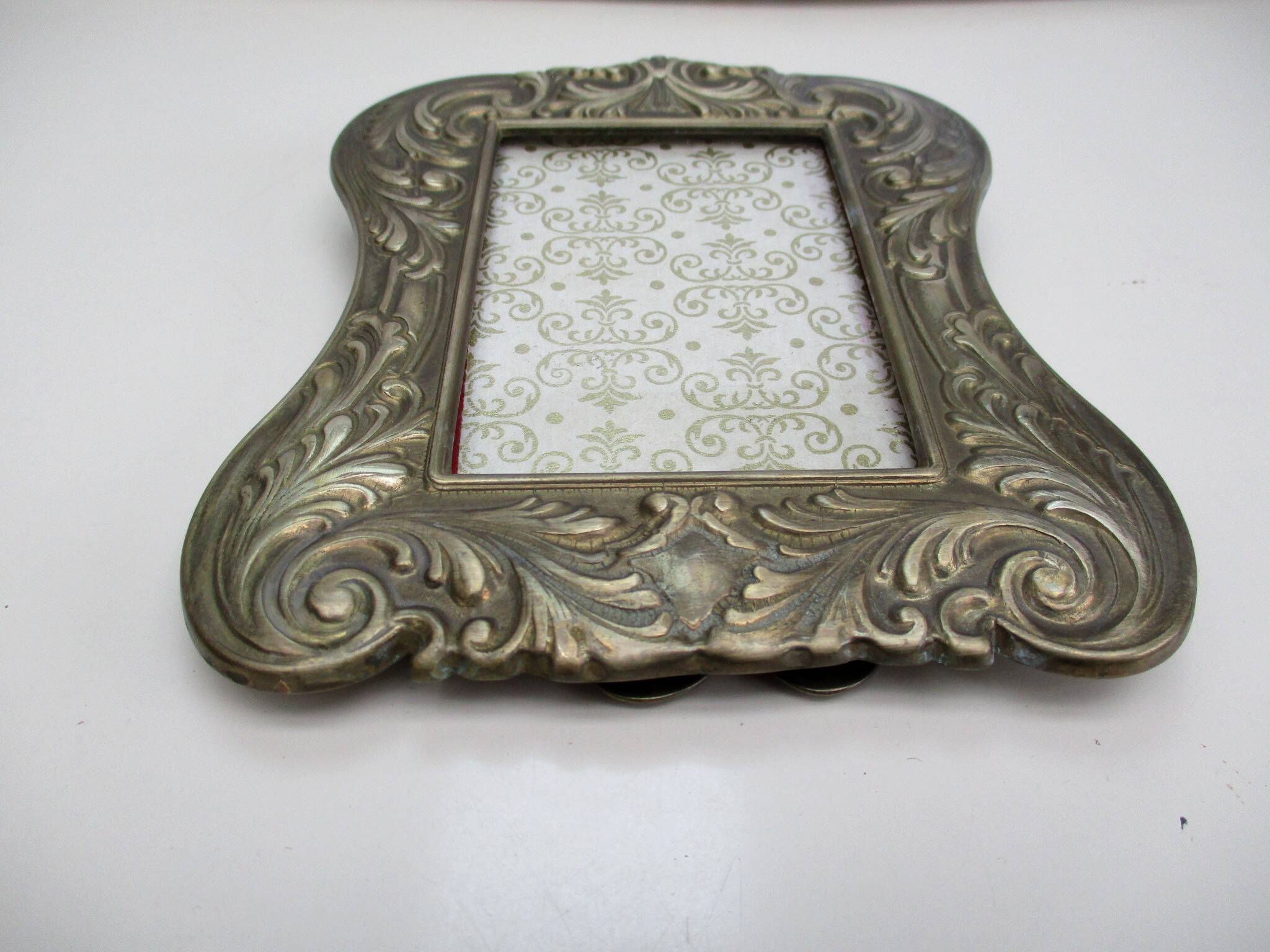 Vintage brass/bronze frame for 75 x 120 mm subject