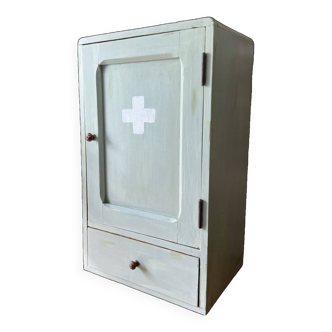 Wooden medicine cabinet