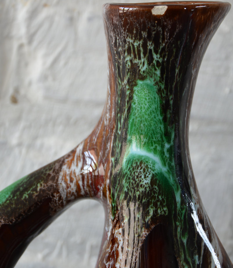 Pitcher ceramic - pottery hand painted