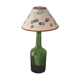 Lampe bouteille en verre vert
