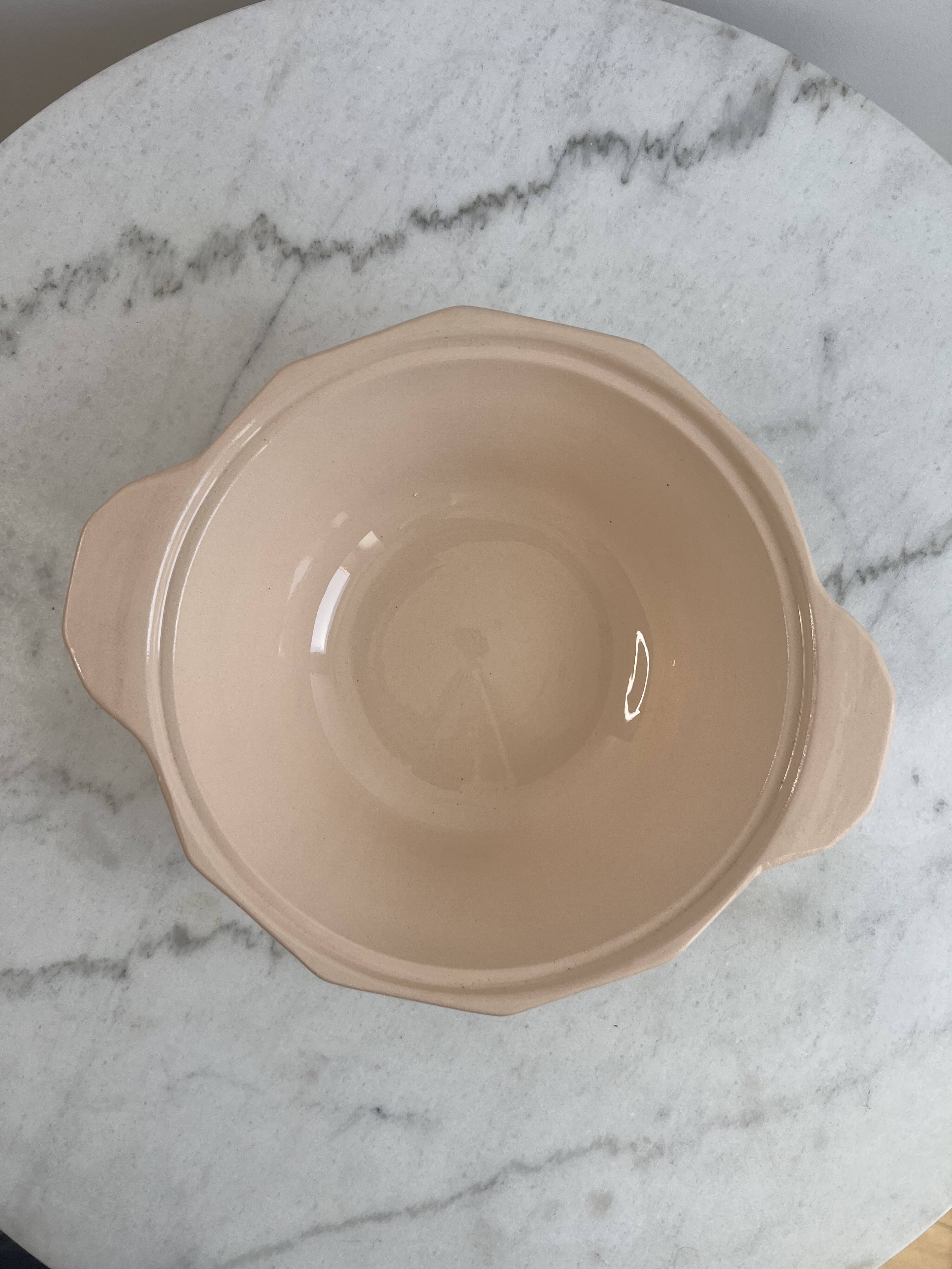 Hand-painted soup tureen from Sarreguemines.