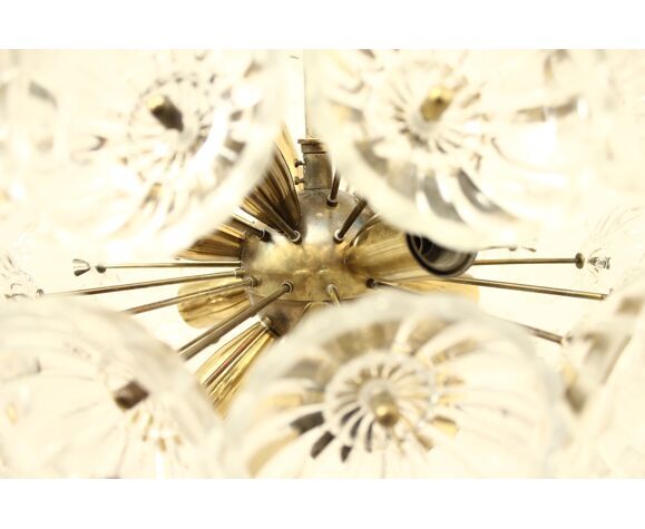 Vintage dandelion sputnik lamp