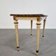 2 x nesting side tables / neo classic / painted gold leaf top / The battle of Texel
