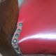 Fauteuil de bureau en noyer massif XIX°