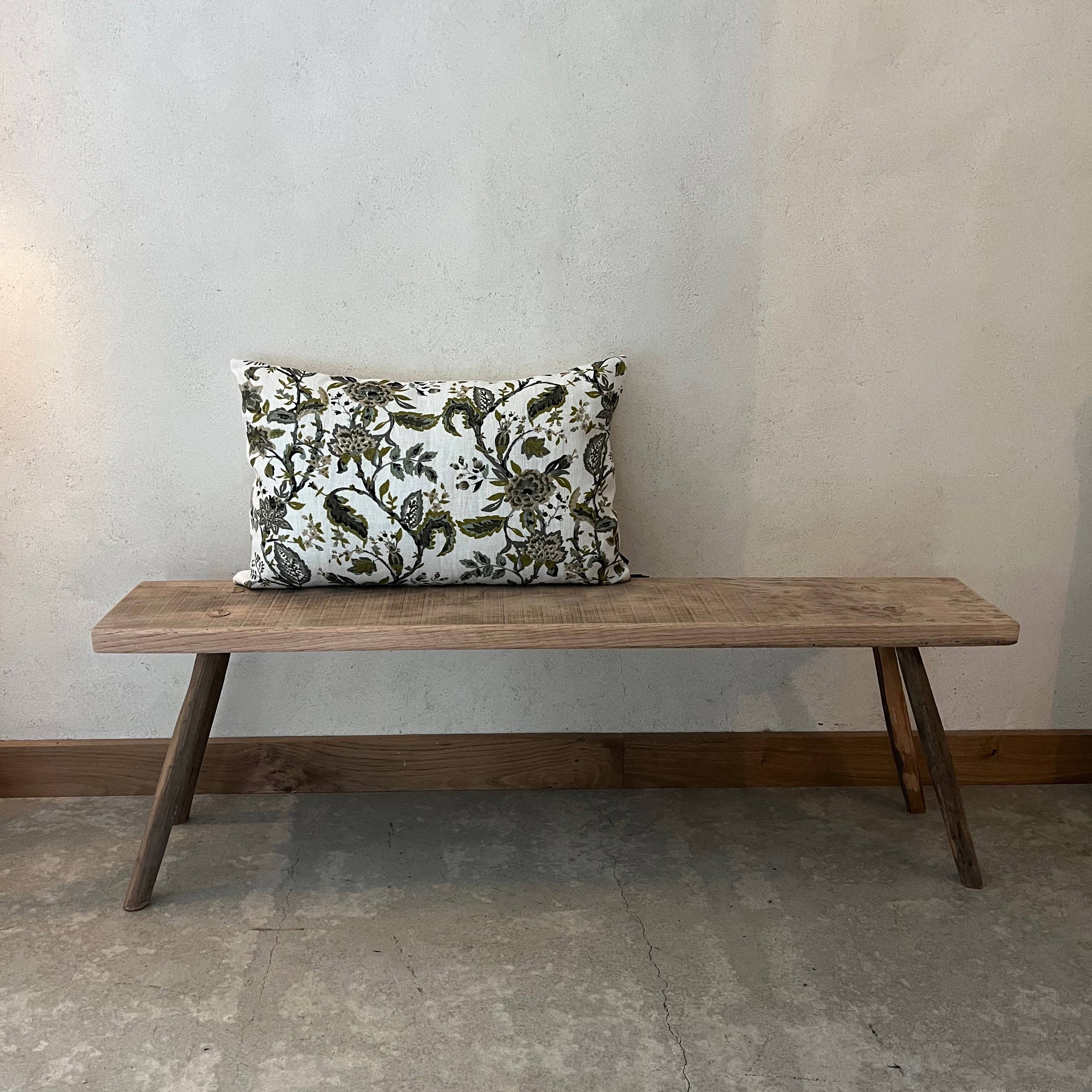 Small wooden bench