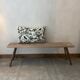 Small wooden bench