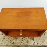 Light wood bedside table