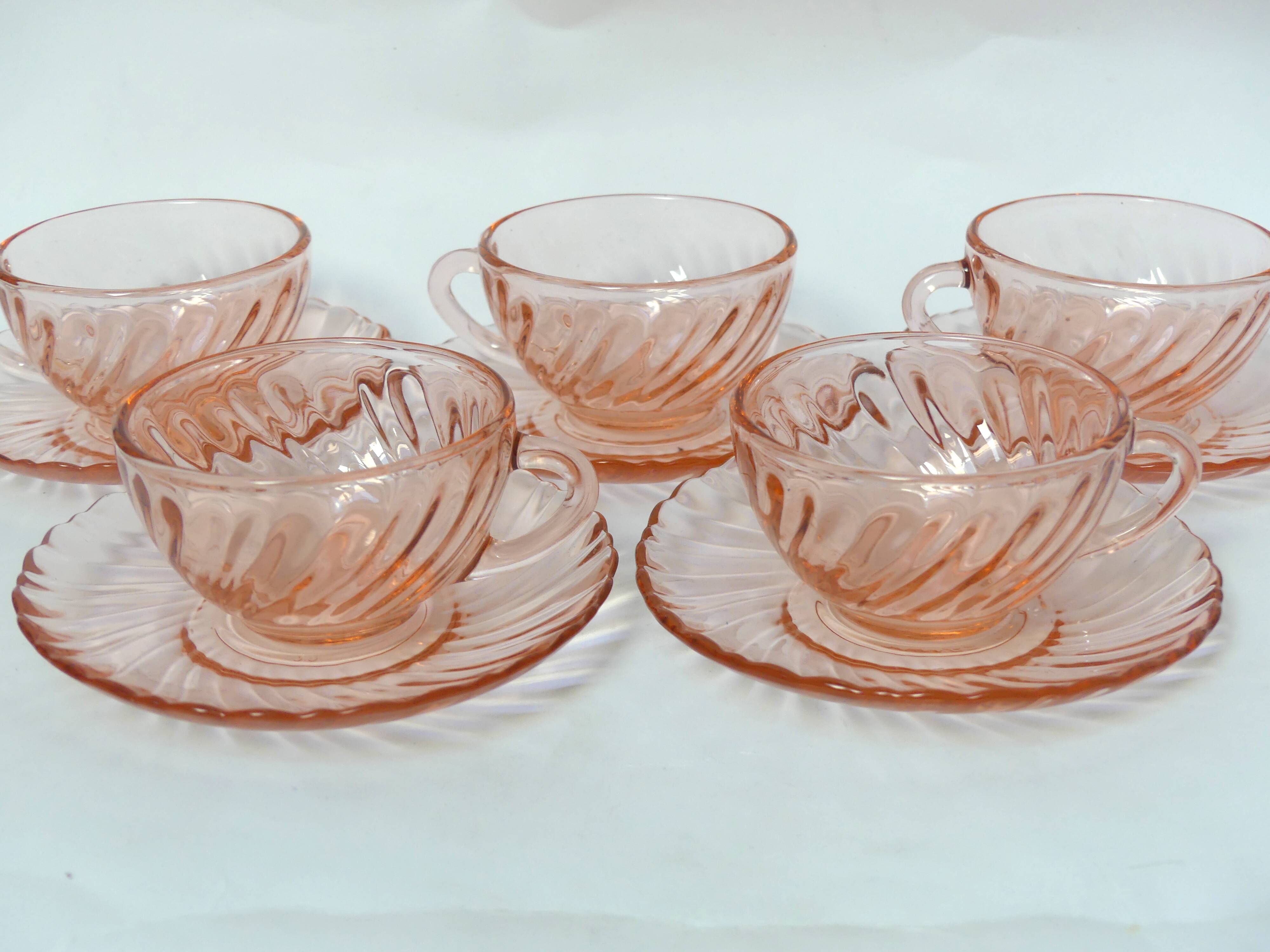 Luminarc Rosaline espresso cups