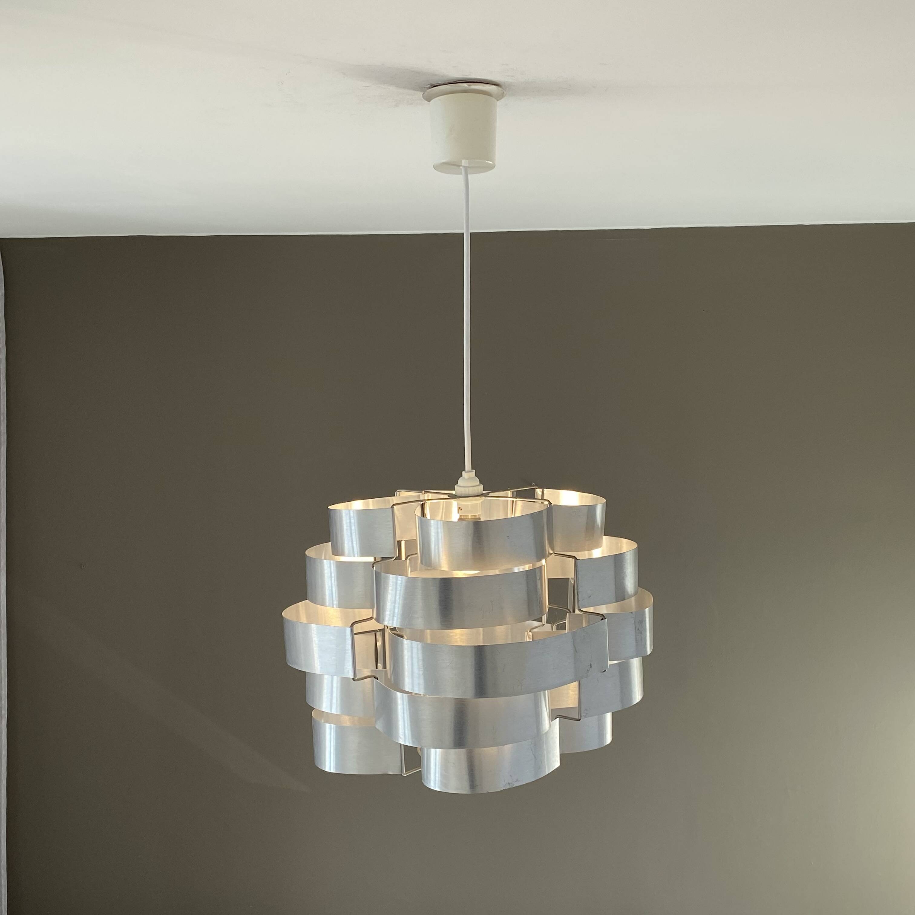 Large max sauze pendant light. space age.1970.