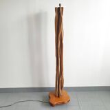 Vintage driftwood & mahogany floor lamp 1960s