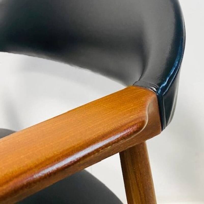 Vintage danish design cow horn chair mahjongg midcentury 1960s