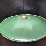 Enameled sheet metal pendant lights