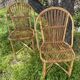 Paire de chaises rotin