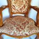 Fauteuil cabriolet ancien bergère chaise