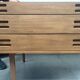 Bureau Scandinave midcentury à caisson et finition acajou