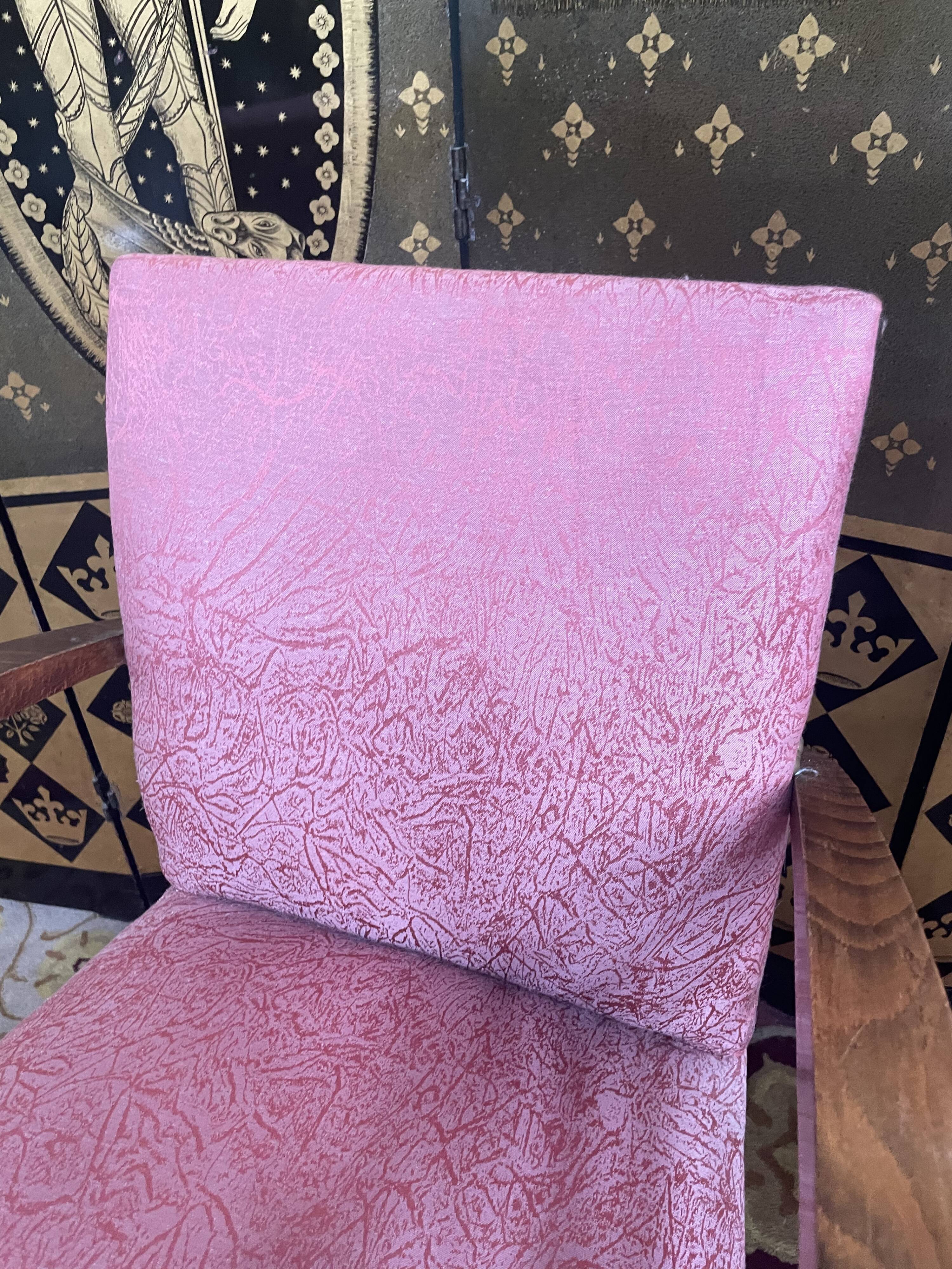 Pair of Art Deco bridge armchairs