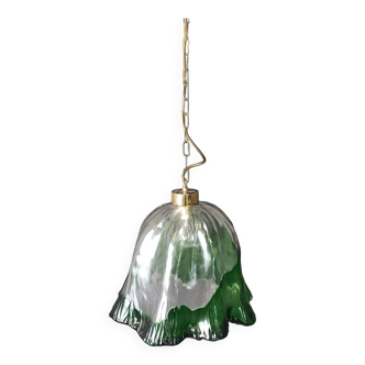 Vintage murano glass pendant light, for Mazzega, 1960s