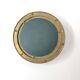 Brass porthole mirror, diameter 18cm