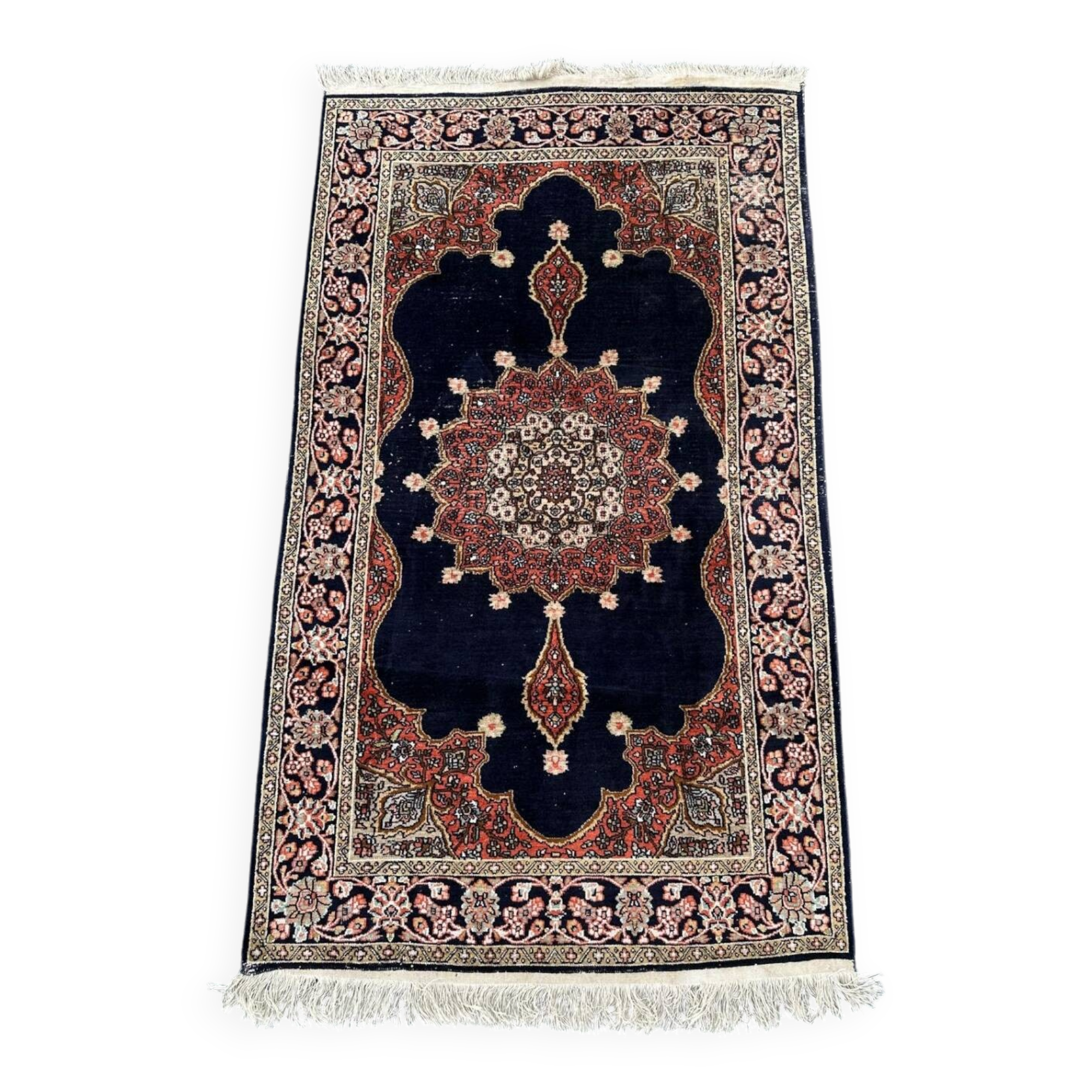 Persian silk rug