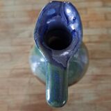 Jacobert enameled stoneware ewer carafe