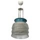 Glass pendant light by Napako, 1970s
