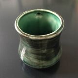 Green ceramic soup tureen