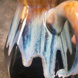 Enamelled ceramic pitcher
