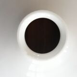 White opaline lampshade with lace