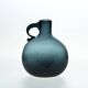 Deep blue blown glass jug by Claude Morin, Dieulefit circa 1970