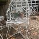 Pair of English garden armchairs