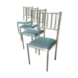 Set of four chairs, italy, 1970s