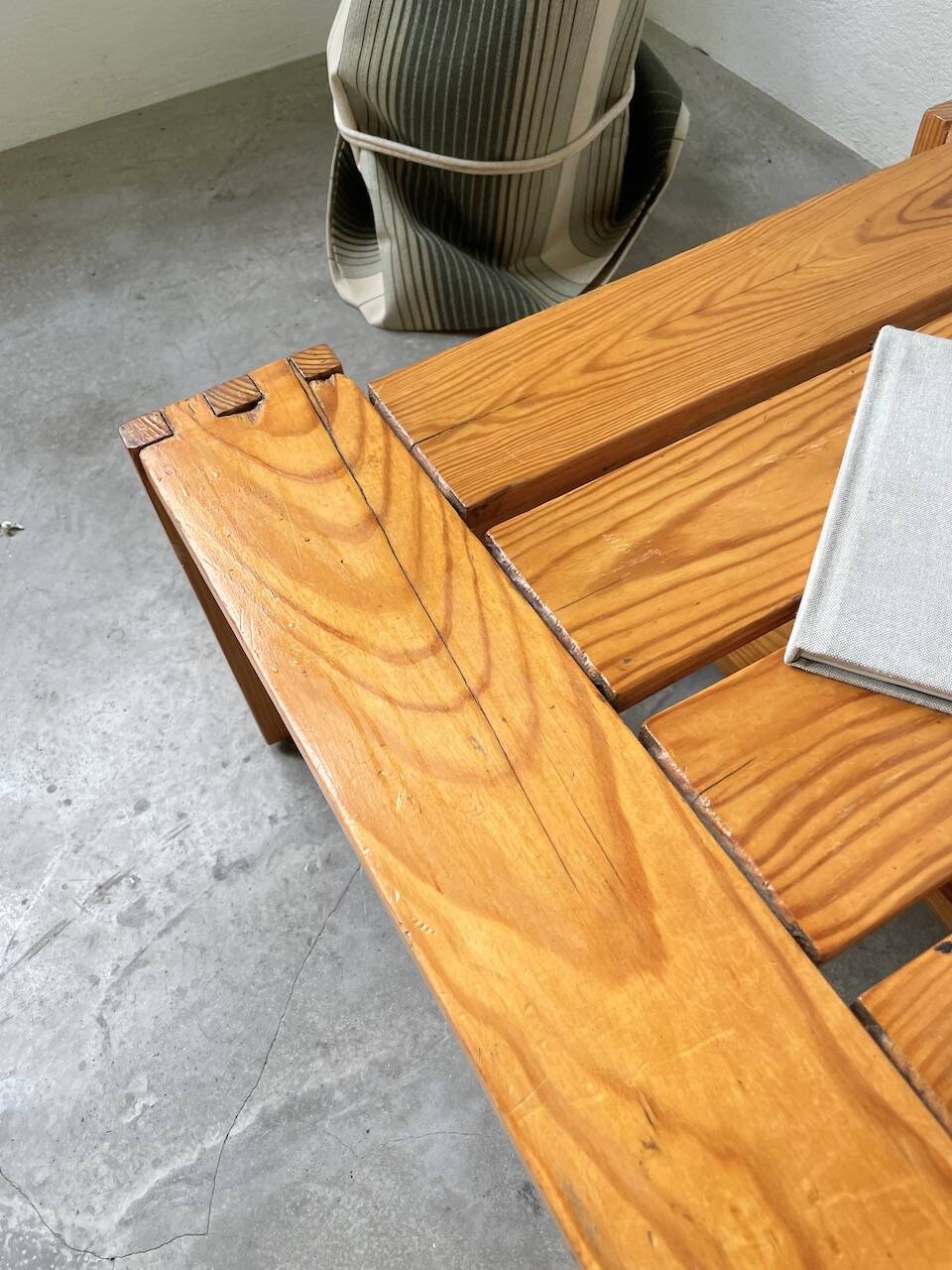 70s pine table regain