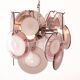 “Space Age” Murano glass chandelier by Gino Vistosi 1970.