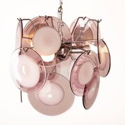 "Space Age" chandelier in Murano glass by Gino Vistosi 1970.