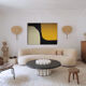 Abstract painting "Symbiose" 80x65cm for contemporary living room