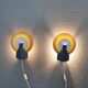 Set of wall lamps from Danish Lyskær, produced in the 80s