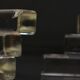Lot of 6 Mid Century Chekoslovakia Crystal Knife Rests