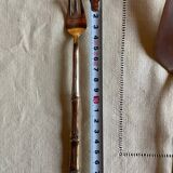 16 Bamboo nickel bronze dessert cutlery
