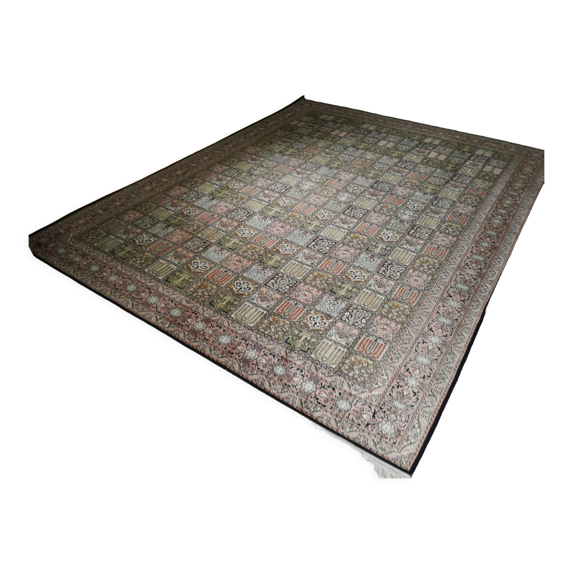 Tapis cachemire pure soie