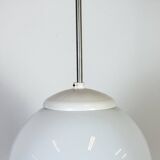 Vintage Chandelier with Milk Glass from Elektrosvit, 1960s
