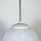 Vintage Chandelier with Milk Glass from Elektrosvit, 1960s