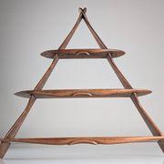Wall Shelf Attributed to Peder Moos, Denmark, 1950s