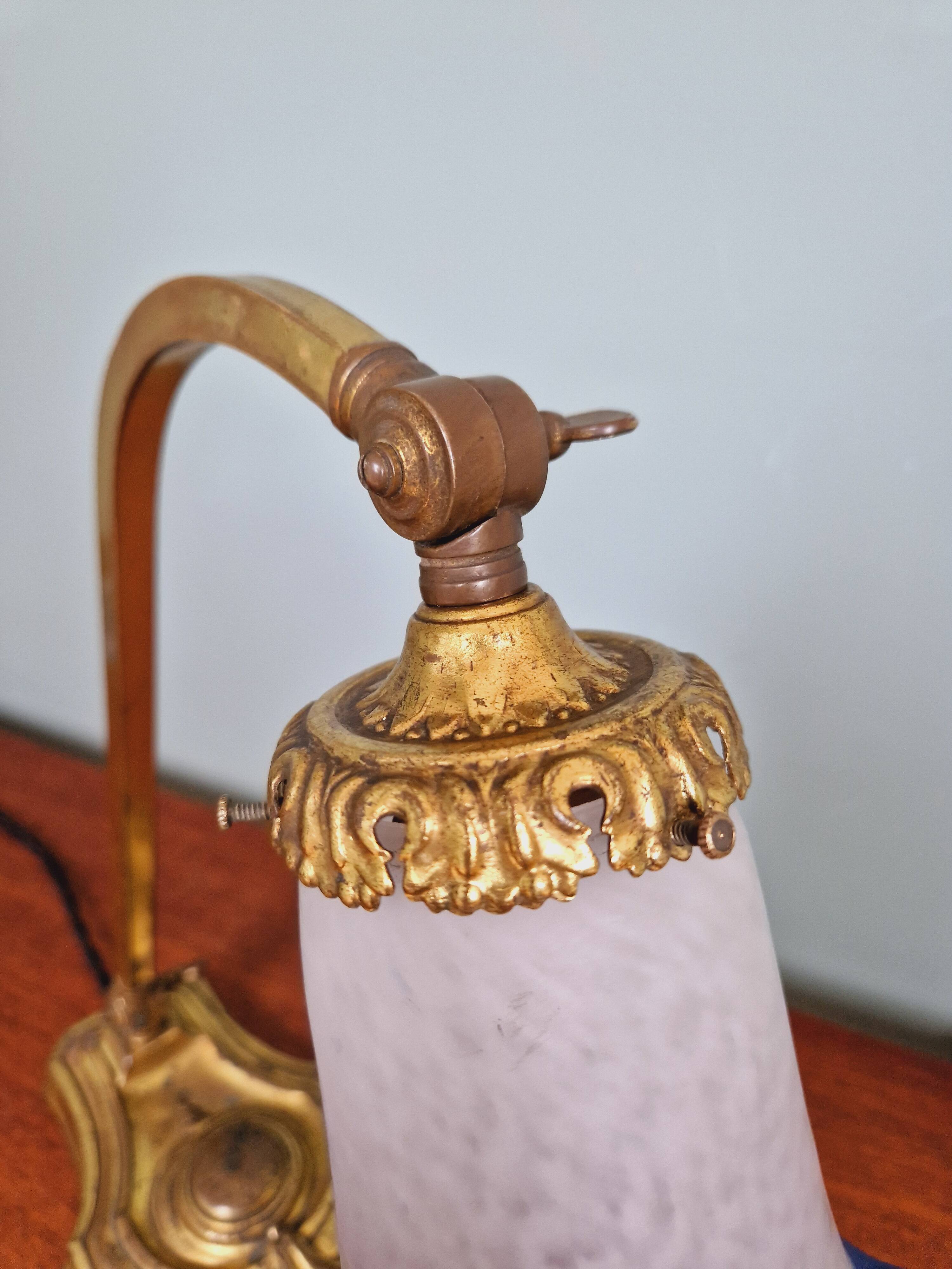 Art Deco desk lamp signed Noverdy France