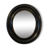 Miroir ovale ancien 40x45cm