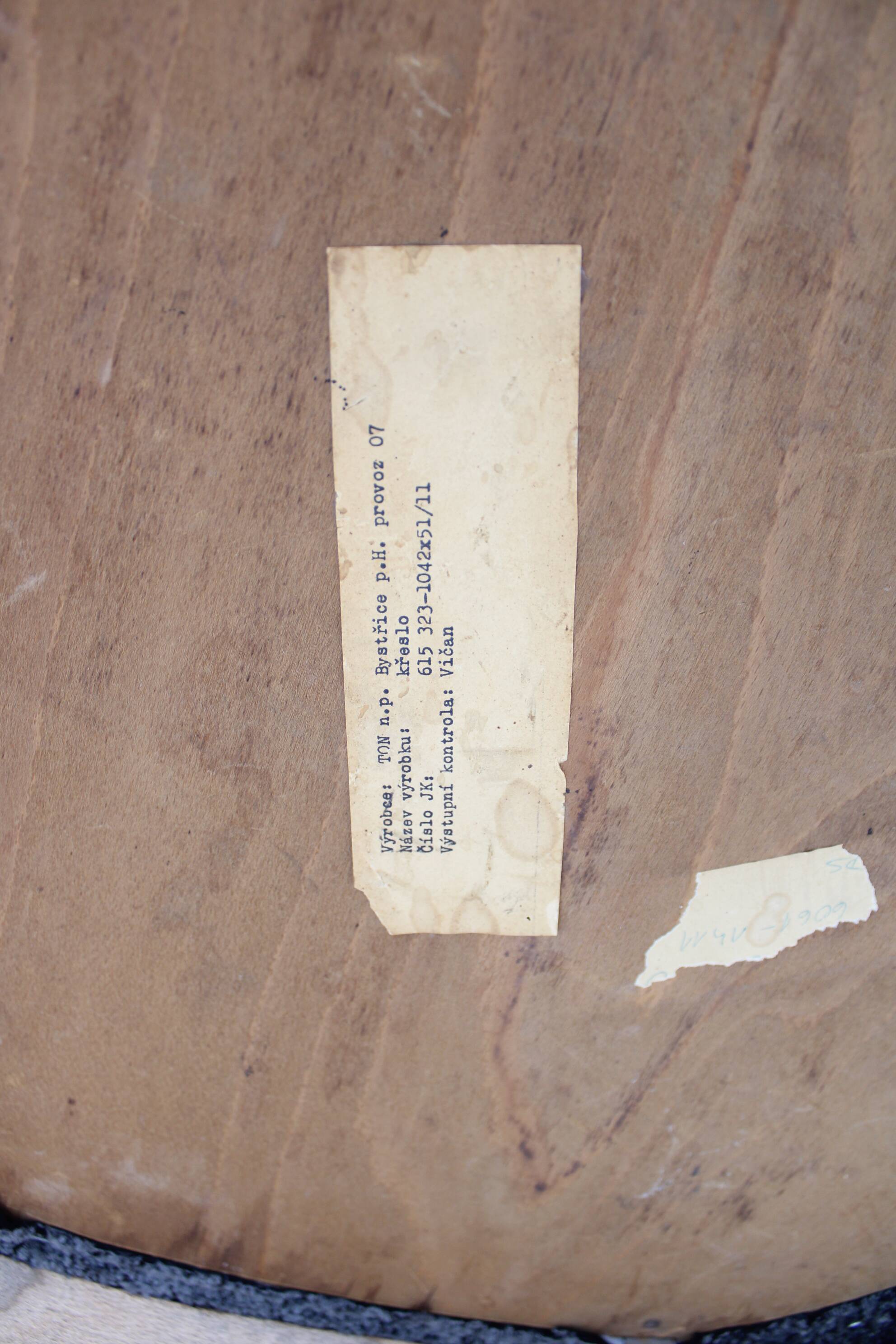 1970s Antonin Suman Set of Four Dining Chair by TON