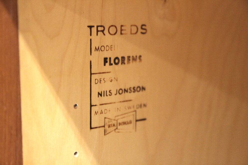 Scandinavian teak sideboard "Florens", Nils Jonsson, Troeds, Sweden, 1960