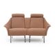 Two-seater canapé in hazelnut boucle, 1950s.